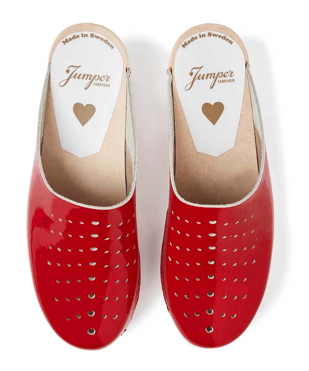 Clogs Patent Red 