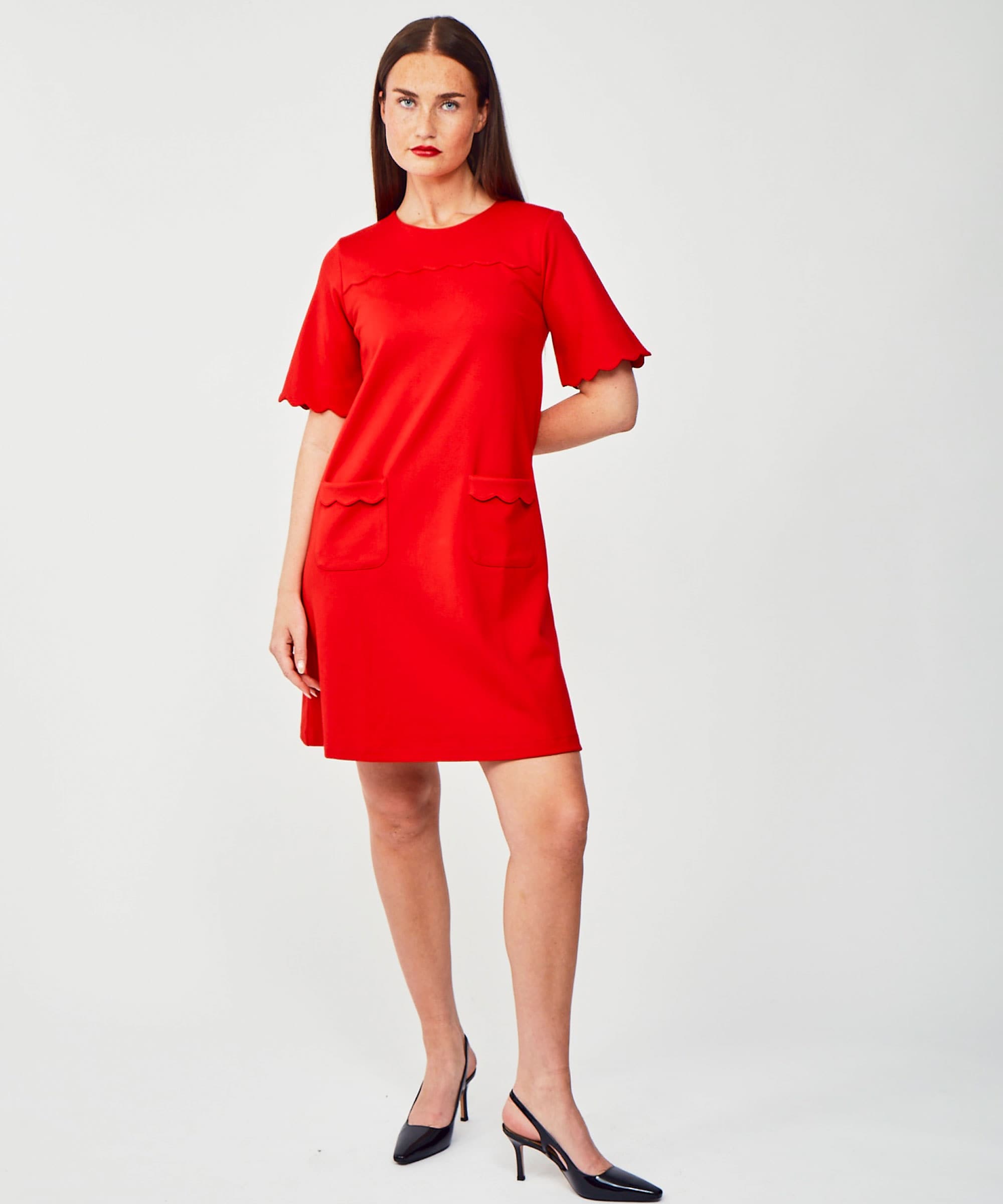Leah Dress Red